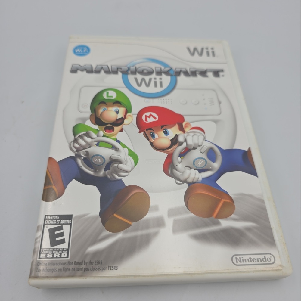 Mario Kart Wii (Nintendo Wii, 2008) With Manual And case Tested Working